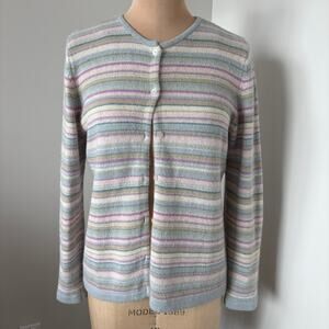 Cricket Lane | Luxe Angora & Ramie Striped Cover-Up S